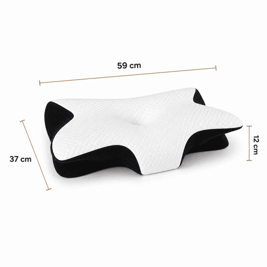 Oreiller Cervical Ergonomique – Mousse à Mémoire de Forme
